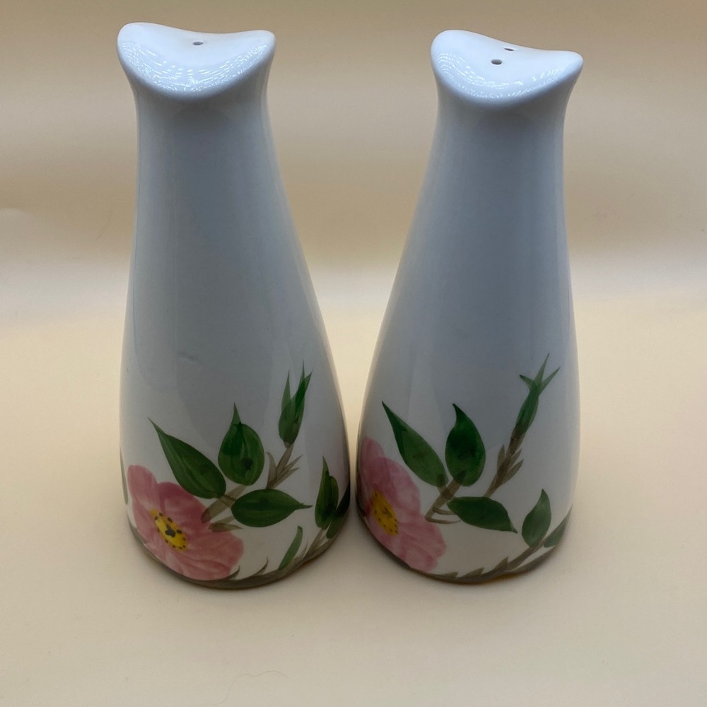 Franciscan Desert Rose- Fluted Salt & Pepper Set